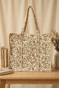 Bohounique Green Quilted Tote