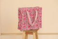Blush Bloom Quilted Tote