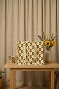 Golden Sunflower Quilted Tote